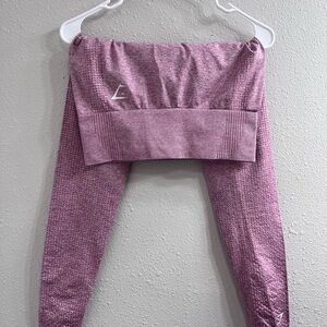 Gymshark Seamless High-Waist Leggings - Dusty Pink